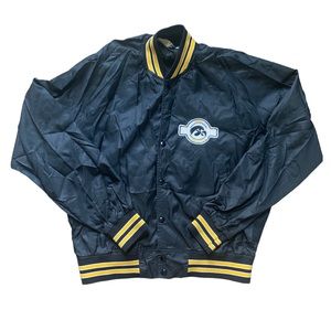 Black and Yellow Bomber Jacket